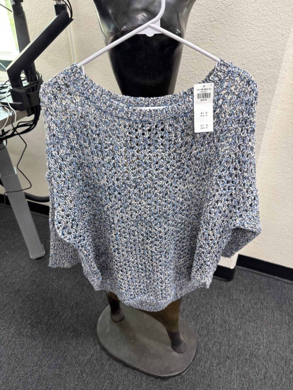 New With Tags Abercrombie & Fitch Sweater, Baggie, Size Medium,Pullover,Blue